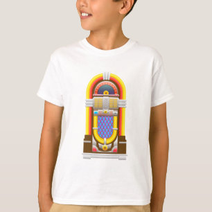 50s ouderwetse jukebox t-shirt