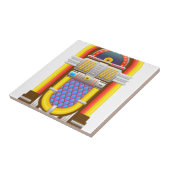 50s ouderwetse jukebox tegeltje (Zijkant)