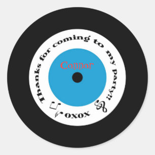 50's Record Sticker