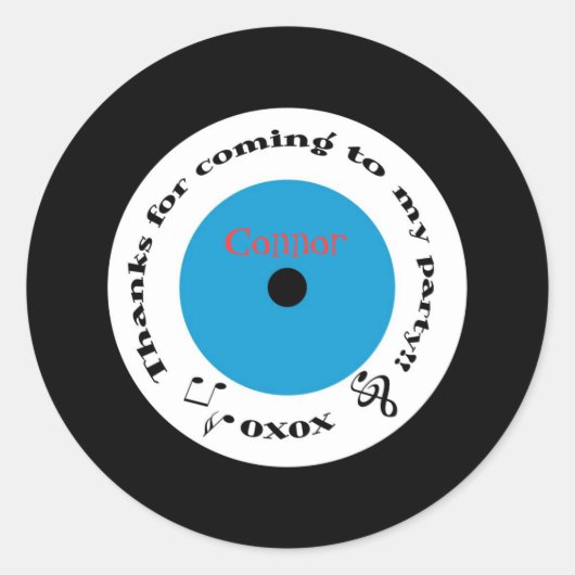50's Record Sticker (Voorkant)