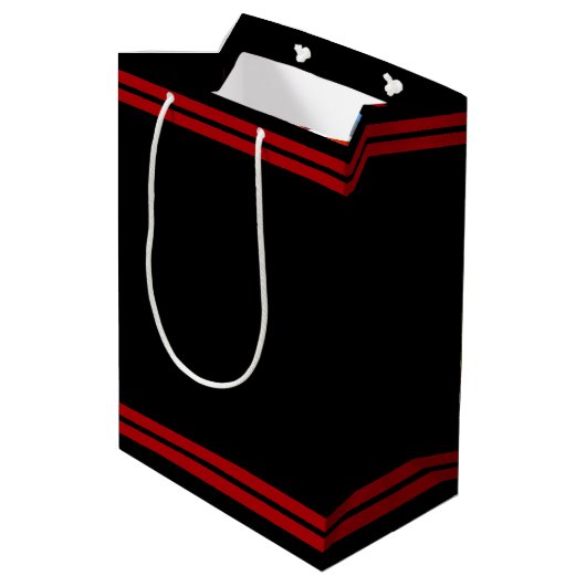 50s Retro Diner Blank Sign Medium Cadeauzakje (Achterkant Gekanteld)