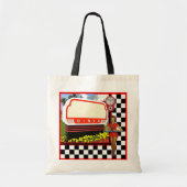 50s Retro Diner Blank Sign Tote Bag (Voorkant)