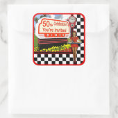 50s Retro Diner Sticker (Tas)