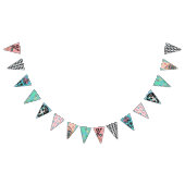 50s Rock n Roll Bunting. Vlaggetjes (Alle)