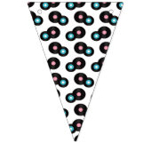 50s Rock n Roll Bunting. Vlaggetjes (Tweede vlag)