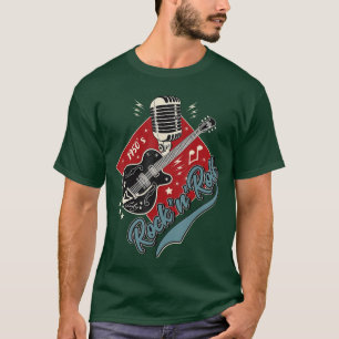 50s Rockabilly kleding 1950s Sock Hop Swing Greas T-shirt