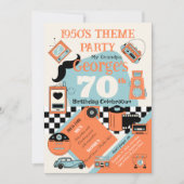 50's Style Verjaardag Kaart (Voorkant)