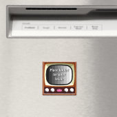 50s Televisie Sjabloon Magneet (Insitu (Vaatwasser))