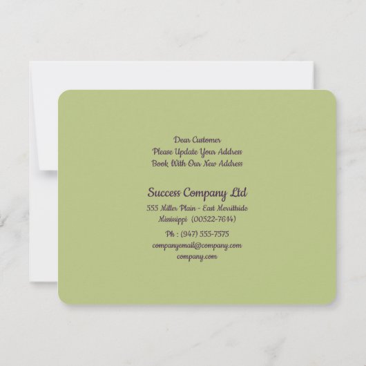 50's Truck Groene Achterkant Gepersonaliseerd Kant Aankondiging (Achterkant)