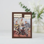 50's trui jongens briefkaart (Staand voorkant)