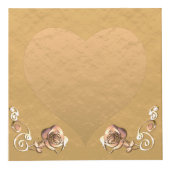 50ste, 1ste Jubileum voor bruiloft Golden Heart Li Kubus (Voorkant)