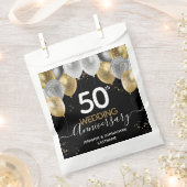 50ste bruiloft Jubileum ballonnen voor tassen Bedankzakje (Geknipt)