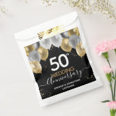 50ste bruiloft Jubileum ballonnen voor tassen Bedankzakje (Gezegeld)