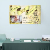 50ste bruiloft Jubileum banner met foto (Beurs)