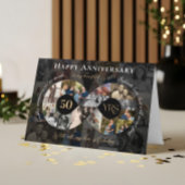 50ste bruiloft Jubileum Infinity Fotocollage Kaart