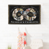50ste bruiloft Jubileum Infinity Fotocollage Spandoek (Insitu)