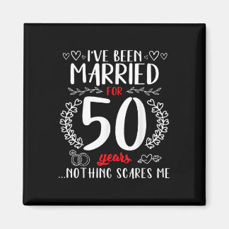 50ste bruiloft Jubileum koppels getrouwd 50 Magneet