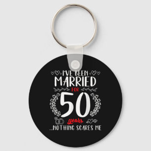 50ste bruiloft Jubileum koppels getrouwd 50 Sleutelhanger