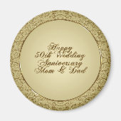 50ste bruiloft Jubileum Magnet (Voorkant)