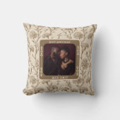 50ste bruiloft Jubileum voor vrouw Kussen (Voorkant)