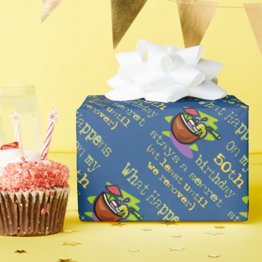 50ste cadeautjes van de Birthday Party. Wat gebeur Cadeaupapier (Verjaardagsfeest)