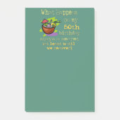 50ste cadeautjes van de Birthday Party. Wat gebeur Post-it® Notes (Voorkant)