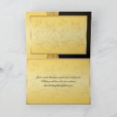 50ste danken de Jubileum bij Aangesloten Harten u Bedankkaart (Binnen)