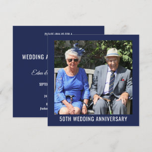 50ste Foto Huwelijksjubileum Kaart