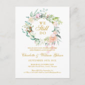 50ste Golden Jubileum dat we nog steeds voeden met Uitnodiging Briefkaart (Voorkant)