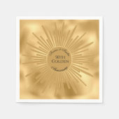 50ste Golden Wedding Jubileum Servet (Voorkant)