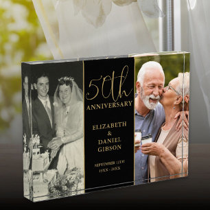 50ste gouden huwelijksjubileum 2 fotoblokken
