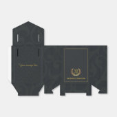 50ste gouden huwelijksjubileum Aanpasbaar Bedankdoosjes (Uitgevouwen)