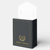 50ste gouden huwelijksjubileum Aanpasbaar Bedankdoosjes (Geopend)