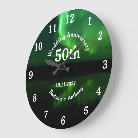 50ste gouden huwelijksjubileum Aurora Borealis Grote Klok (Hoek)
