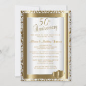 50ste gouden huwelijksjubileum | doe-het-zelf teks kaart (Voorkant)