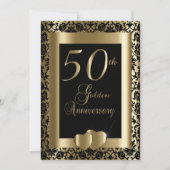 50ste gouden huwelijksjubileum | doe-het-zelf teks kaart (Voorkant)