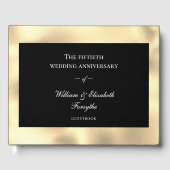 50ste gouden huwelijksjubileum gastenboek (Voorkant)