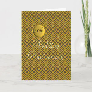 50ste gouden huwelijksjubileum kaart