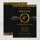 50ste gouden huwelijksjubileum | Luipaard Kaart (Voorkant / Achterkant)
