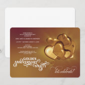 50ste Gouden Jubileumfeest (Versie 2) Aankondiging (Voorkant / Achterkant)