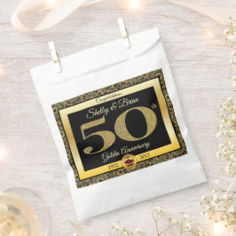 50ste gouden verjaardag bedankzakje