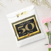 50ste gouden verjaardag bedankzakje (Gezegeld)