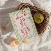 50ste Hand Getrokken Kleurrijke Strepen Vijftig Ve Kaart