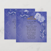 50ste herdenkingsdag van het huwelijk: hernieuwing kaart (Voorkant / Achterkant)