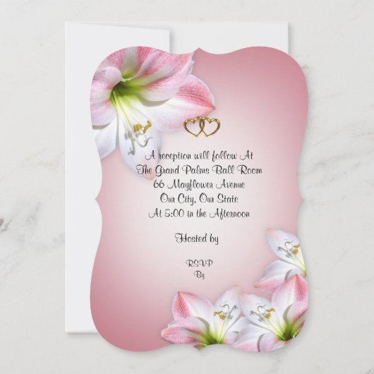 50ste herdenkingsdag van het huwelijk: hernieuwing kaart (Achterkant)