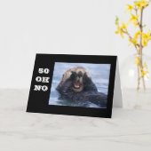 **50ste** HUMORISTISCHE VERJAARDAG KAART (Gele Bloem)