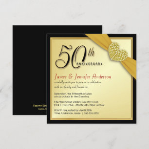 50ste Huwelijksjubileum - Aanbieding Uitnodigingen