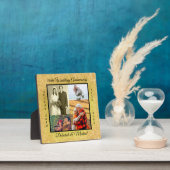 50ste Huwelijksjubileum Gouden Glitter Foto Fotoplaat (Insitu)
