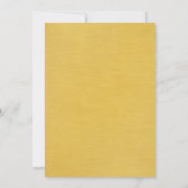 50ste huwelijksjubileum groot lettertype goud kaart (Achterkant)