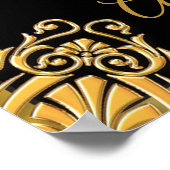 50ste huwelijksjubileum hangende poster (Hoek)